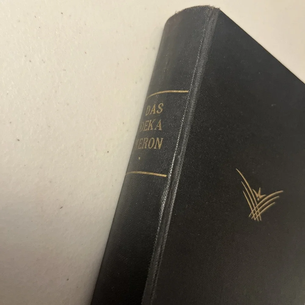 Das Dekameron Giovanni Di Boccaccio 1928? Hardcover Book